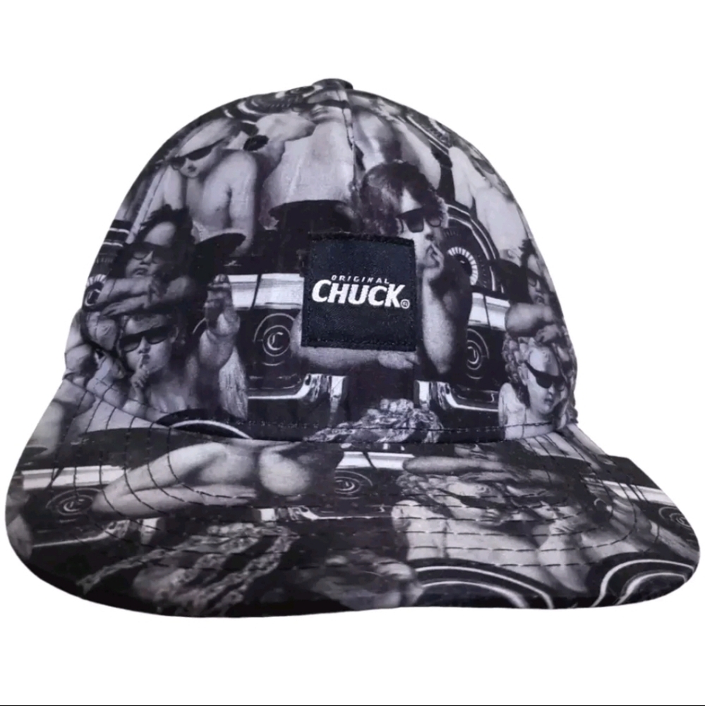 Original Chuck Sunglass Angels Motif Ball Cap Funny Ironic Snap back Mens